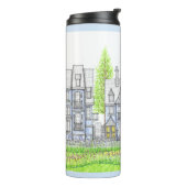 Victoriaanse thermische tumbler thermosbeker (Gedraaid links)