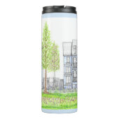 Victoriaanse thermische tumbler thermosbeker (Achterkant)