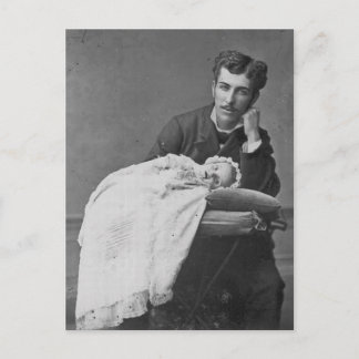 Victoriaanse Tijdperk Doodsfoto Briefkaart