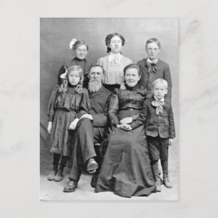 Victoriaanse Tijdperk Doodsfoto Briefkaart