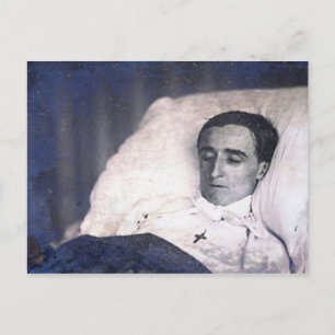 Victoriaanse Tijdperk Doodsfoto Briefkaart