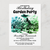 Victoriaanse Tuinen Tuinfeest Uitnodiging Delight (Voorkant)