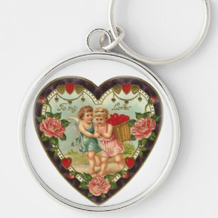 Victoriaanse Valentijn voor mijn liefde II Sleutelhanger