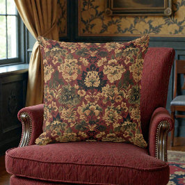 Victoriaanse Vintage Bloem Kussen