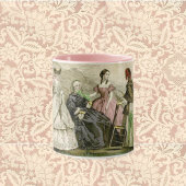 Victoriaanse vintage modes mok