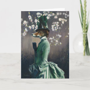 Victoriaanse Vixen Groeten Kaart