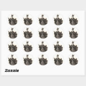 Victoriaanse Vleermuis - Sticker #1 (Vel)