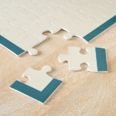 Victoriaanse vrouw in een multikleurige rozenkrans legpuzzel (Zijkant)