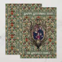 Victoriaanse Winterbes Ornament Familie Gothmas