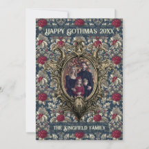 Victoriaanse Winterbes Ornament Familie Gothmas