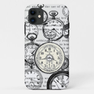 Victoriaanse Zakhorloge Collage Alice Wonderland Case-Mate iPhone Case