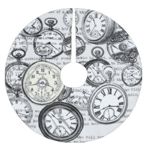 Victoriaanse Zakhorloge Collage Alice Wonderland Kerstboom Rok