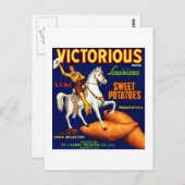 Victoriaanse zoete aardappelen briefkaart (Voorkant / Achterkant)