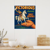 Victoriaanse zoete aardappelen poster (Keuken)