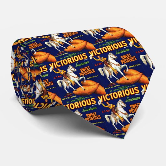 Victoriaanse zoete aardappelen stropdas (Opgerold)