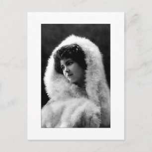 victoriale dame cameo stijl pose ansichtkaart briefkaart
