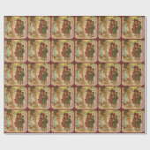 Victoriale kindercadeauverpakkings papier (Vlak)