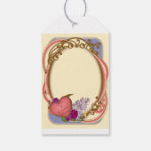 Victoriale Romantische Aanpasbare Valentijn Cadeaulabel (Achterkant)