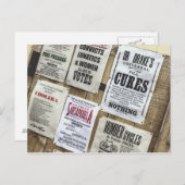 Victorian Advertising Briefkaart (Voorkant / Achterkant)