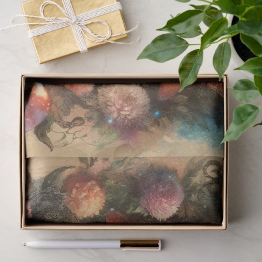 Victorian Alice Wonderland Fantasy Art  Tissuepapier (Geschenk)