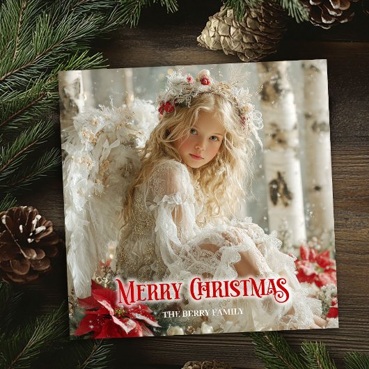 Victorian angel download Christmas greeting card Feestdagenkaart