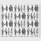 victorian animals kids funny cadeaupapier (Vlak)