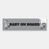 Victorian Baby Coal Miner funny bumper sticker (Voorkant)