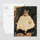 Victorian Baby in White Lace and Linen Briefkaart (Voorkant / Achterkant)