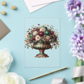 Victorian Bavaria Floral Vase Acryl Uitnodigingen (Insitu (Huwelijk))