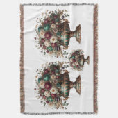 Victorian Bavaria Floral Vase Deken (Voorkant Verticaal)