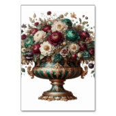 Victorian Bavaria Floral Vase Kaart (Achterkant)