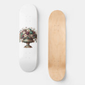Victorian Bavaria Floral Vase Persoonlijk Skateboard (Voorkant)