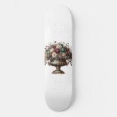 Victorian Bavaria Floral Vase Persoonlijk Skateboard (Voorkant)
