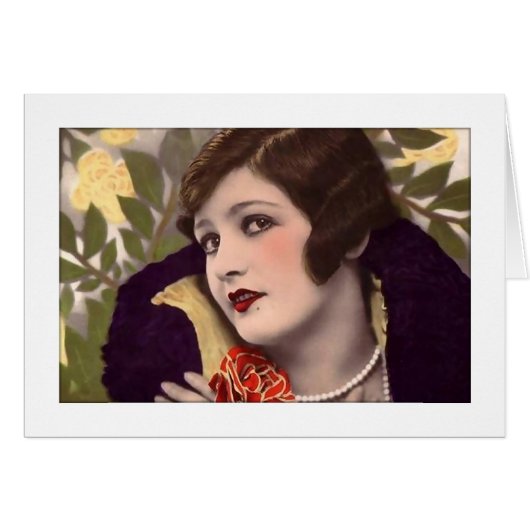 Victorian beauty in purple coat (Voorkant Horizontaal)