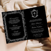 Victorian Black Catholic QR Code Wedding