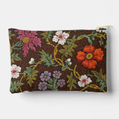 Victorian Botanical Drawing Floral Accessory Pouch Etui (Achterkant)