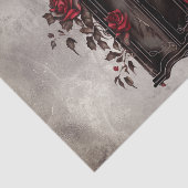 Victorian Boudoir | Antique Rose Armoire Closet Tissuepapier (Detail)