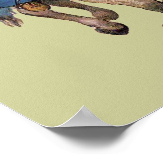 Victorian Children and Horses Poster (Hoek)