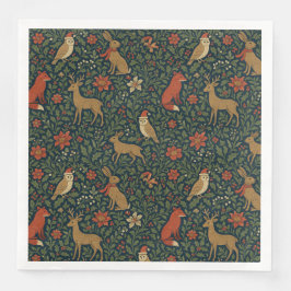 Victorian Christmas Animal & Botanical  Servet