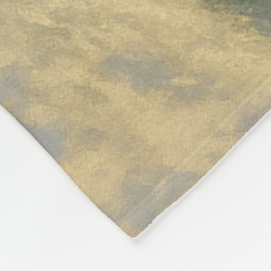 Victorian Christmas Blanket – Kids Playing in Snow Fleece Deken (Hoek)