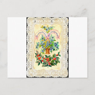Victorian Christmas Card Feestdagenkaart