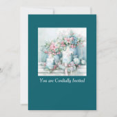 Victorian Christmas Celebration Invitation Kaart (Voorkant)