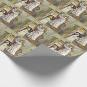 Victorian Christmas, Children Christmas Stockings Cadeaupapier (Hoek)