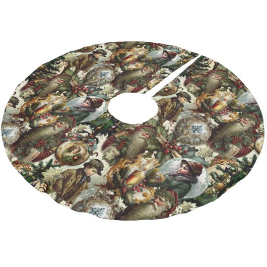 Victorian Christmas Elegance  Kerstboom Rok (Gekanteld)