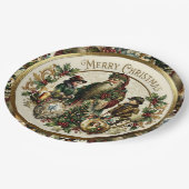 Victorian Christmas Elegance Papieren Bordje (Gekanteld)