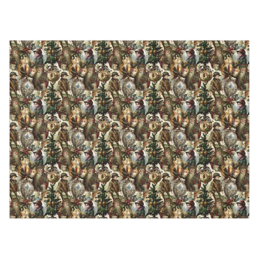 Victorian Christmas Elegance  Tafelkleed (Voorkant (Horizontaal))