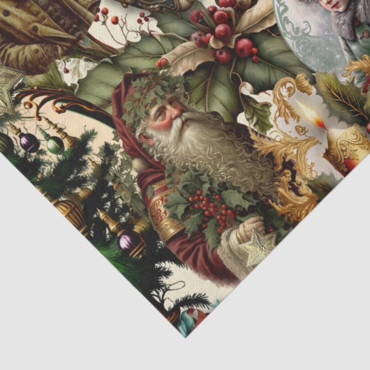 Victorian Christmas Elegance  Tissuepapier (Detail)