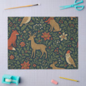 Victorian Christmas Floral  Tissuepapier (Craft)