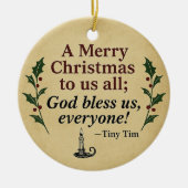 Victorian Christmas Ornament - A Christmas Carol (Voorkant)