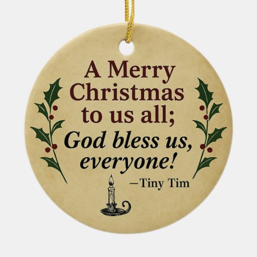 Victorian Christmas Ornament - A Christmas Carol (Voorkant)